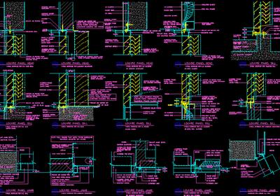 Blueprint to CAD conversion example — legacy blueprint manually re-drafted