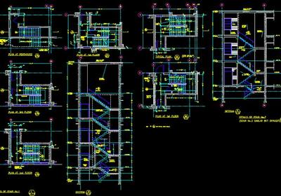 HVAC ductwork layout manually re-drafted from PDF to accurate DWG file