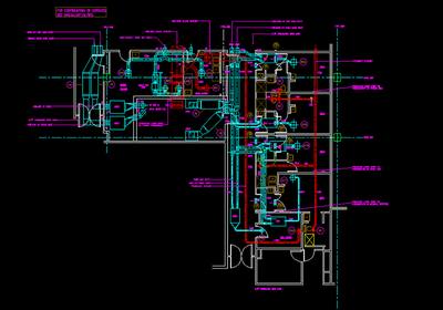 Raster to vector CAD conversion example — engineering drawing to DWG